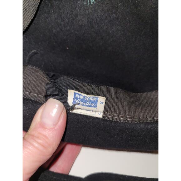Haverhill Bradford Corp Vintage Wool Hat Women\'s Made In USA 50s 60s